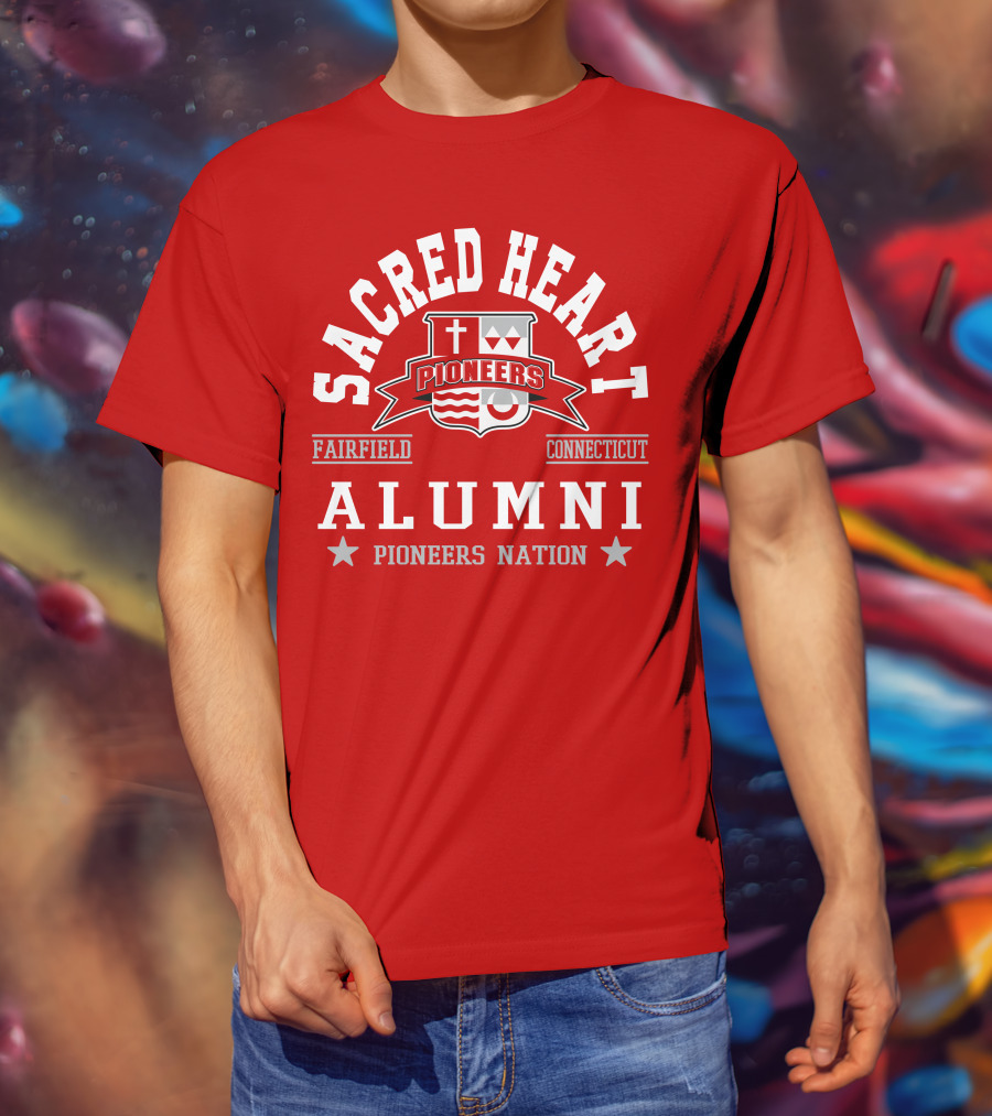 Sacred Heart University Fairfield Connecticut Alumni Pioneers Nation T-Shirt