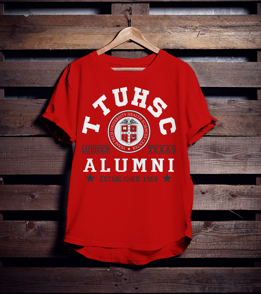 TTUHSC Lubbock Texas Alumni Established 1969 T-Shirt