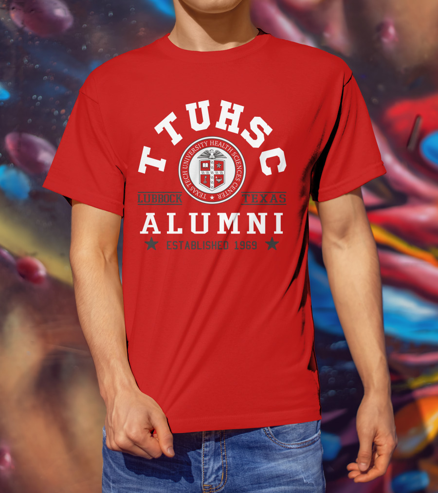 TTUHSC Lubbock Texas Alumni Established 1969 T-Shirt