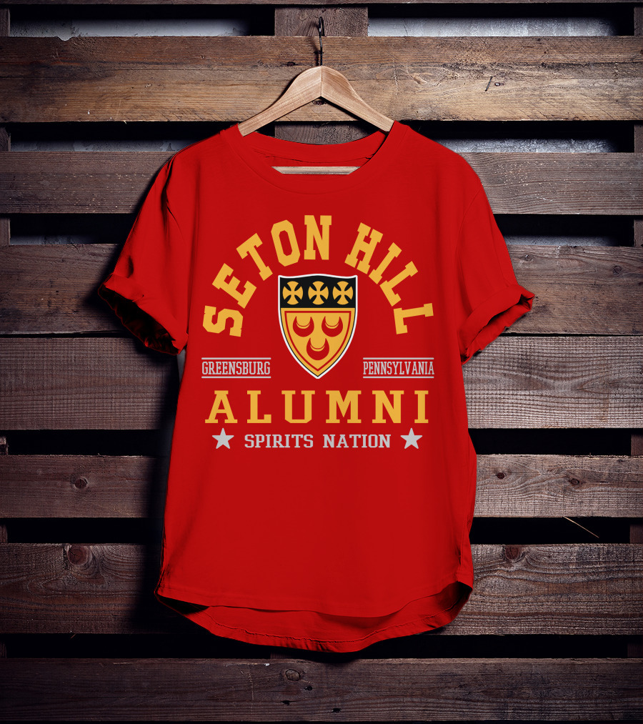 Seton Hill Alumni Spirits Nation Greensburg Pennsylvania T-Shirt