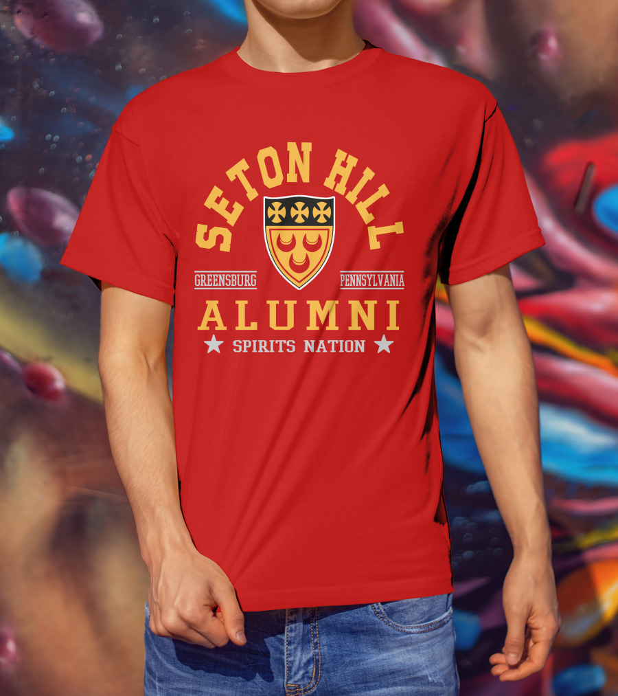 Seton Hill Alumni Spirits Nation Greensburg Pennsylvania T-Shirt