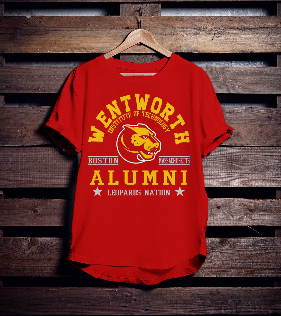Wentworth Institute Of Technology Alumni Leopards Nation Boston Massachusetts T-Shirt