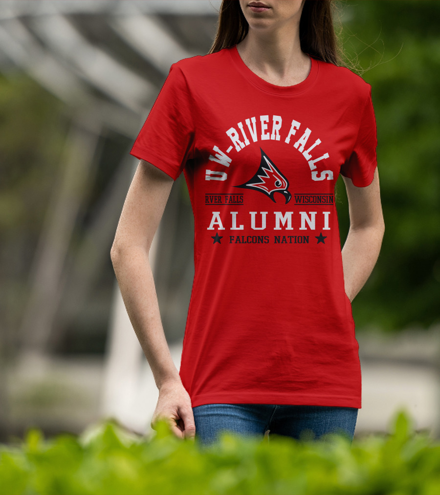 UW River Falls Wisconsin Alumni Falcons Nation T-Shirt