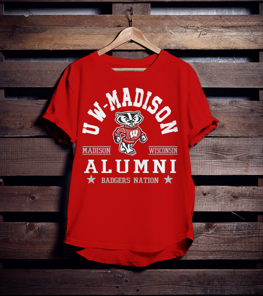 UW–Madison Alumni Badgers Nation Madison Wisconsin T-Shirt
