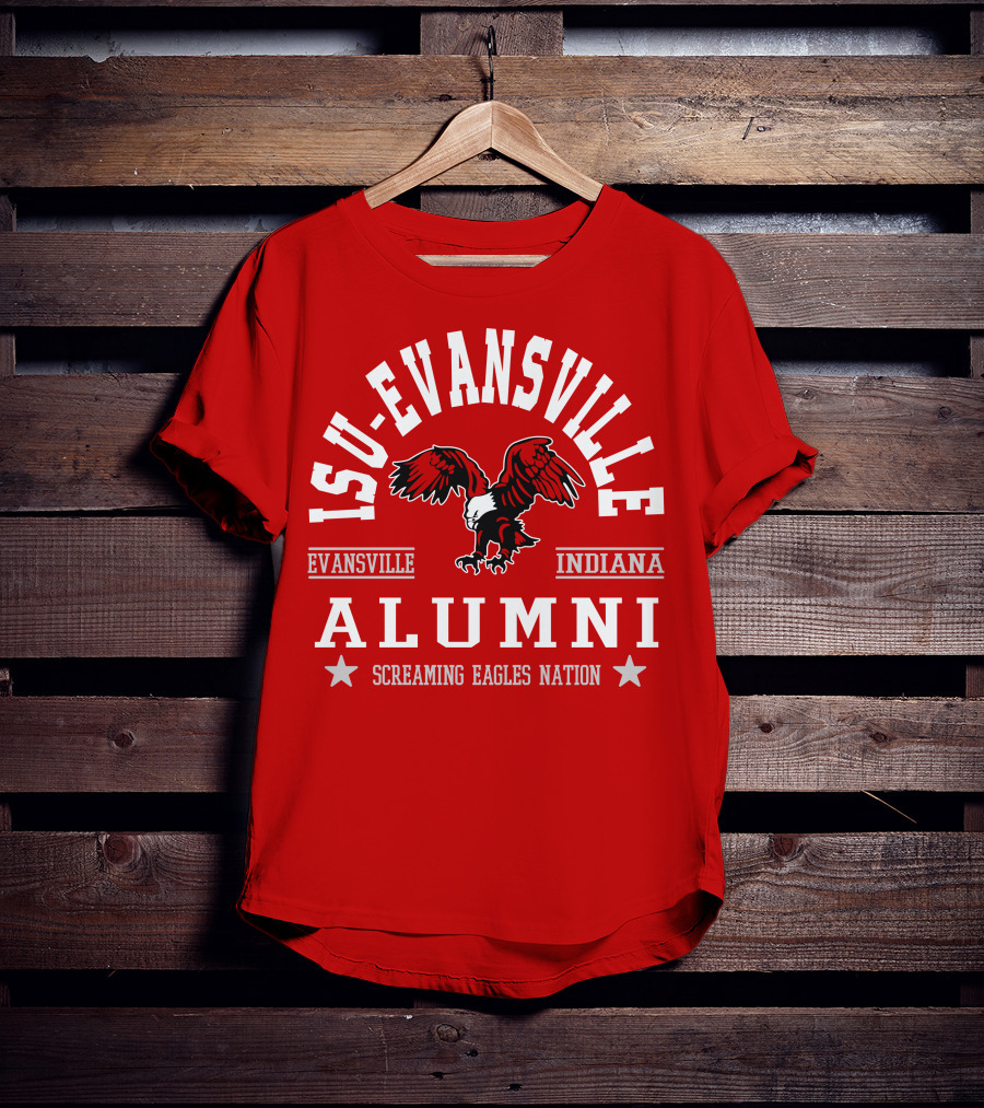 ISU-Evansville Indiana Alumni Screaming Eagles Nation T-Shirt