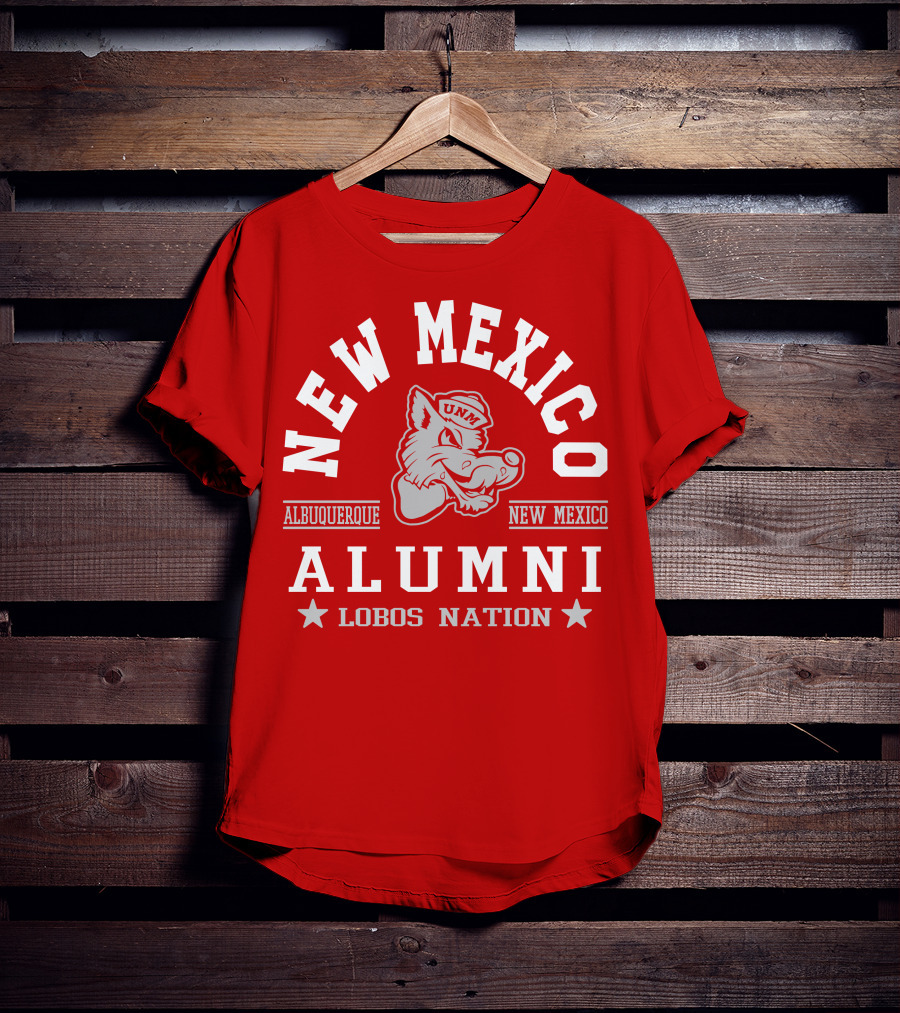 New Mexico Alumni UNM Lobos Nation Albuquerque T-Shirt