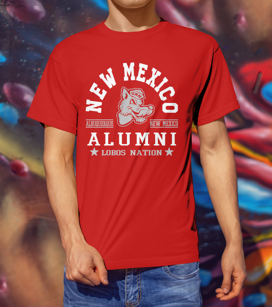 New Mexico Alumni UNM Lobos Nation Albuquerque T-Shirt