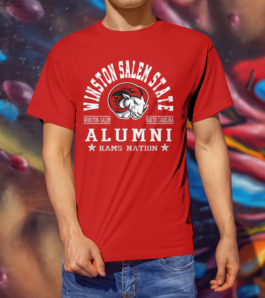 Winston-Salem State University Alumni Rams Nation North Carolina T-Shirt