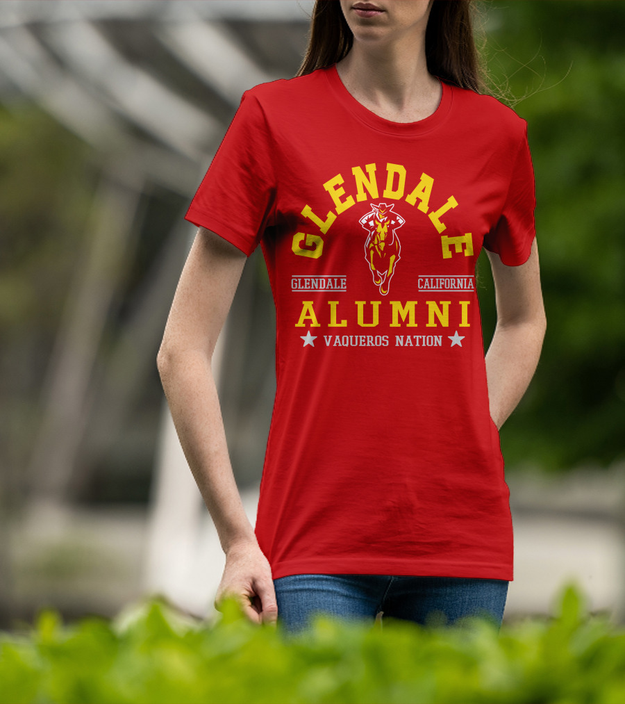 Glendale California Alumni Vaqueros Nation T-Shirt