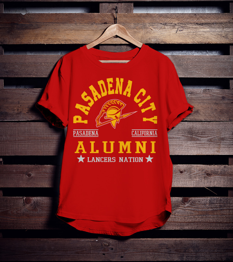Pasadena City Alumni Lancers Nation Pasadena California T-Shirt