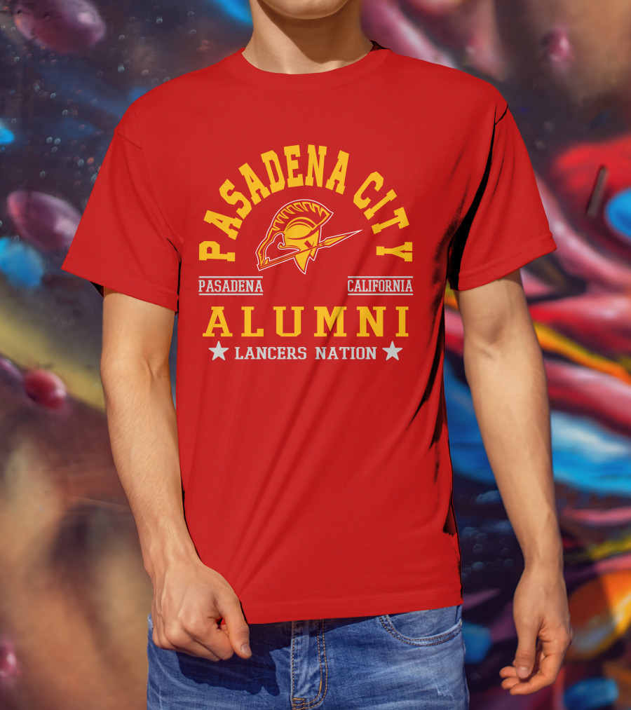 Pasadena City Alumni Lancers Nation Pasadena California T-Shirt