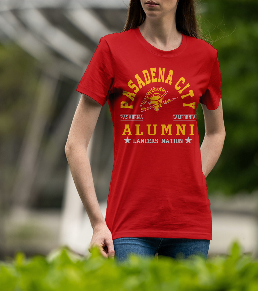Pasadena City Alumni Lancers Nation Pasadena California T-Shirt