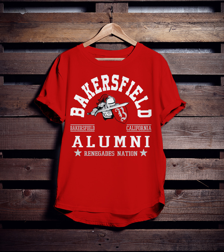 Bakersfield California Alumni Renegades Nation T-Shirt