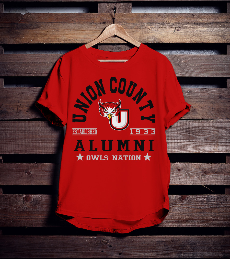 Union County Alumni Owls Nation Established 1933 T-Shirt