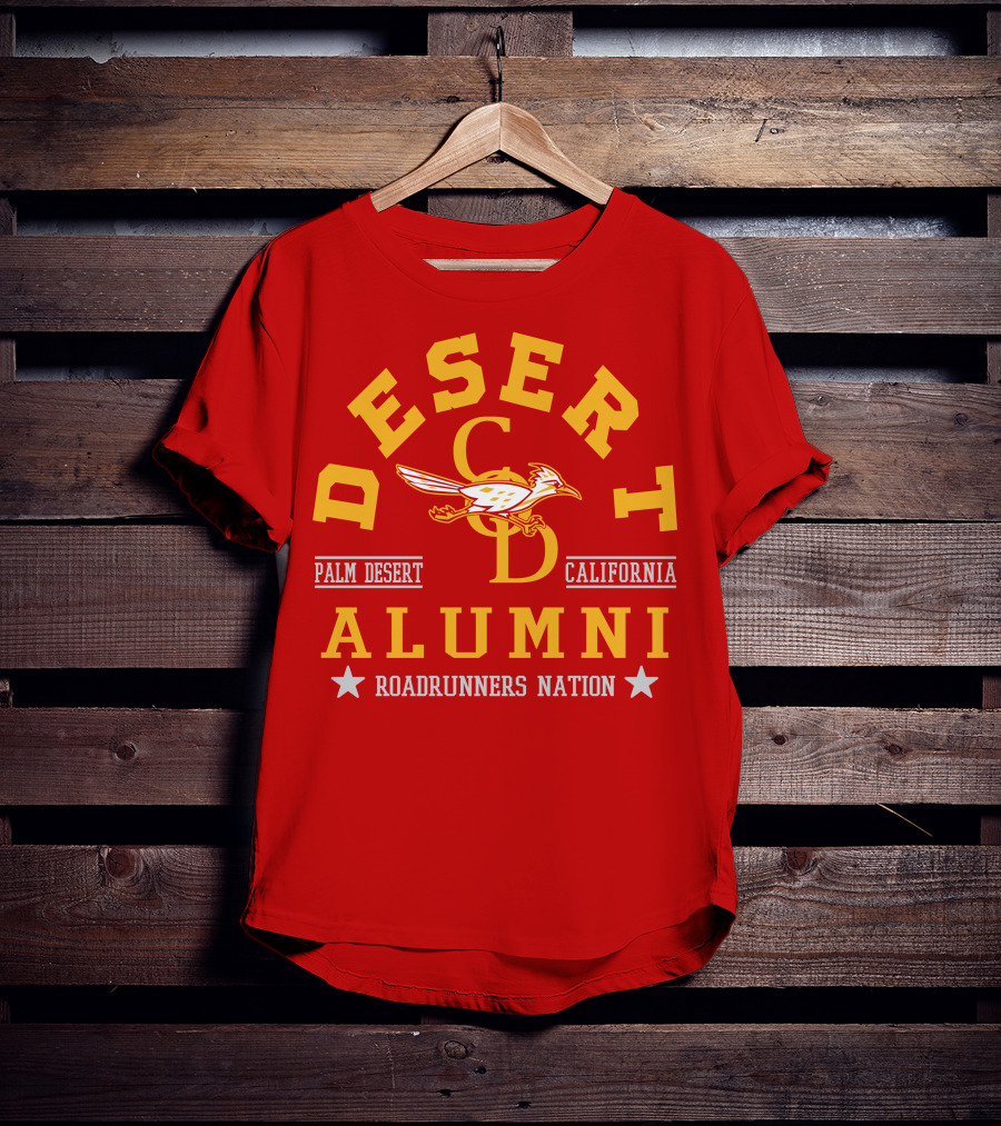 Desert Alumni Palm Desert California Roadrunners Nation T-Shirt