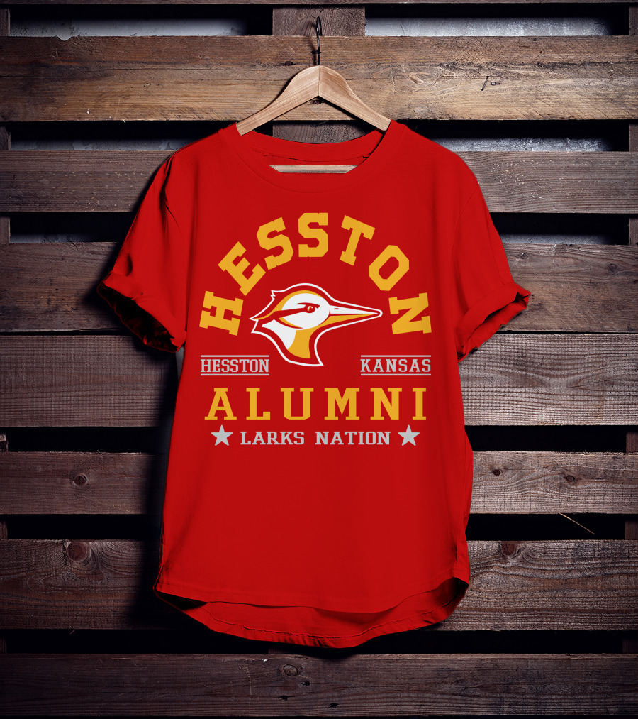 Hesston Kansas Alumni Larks Nation Hesston T-Shirt