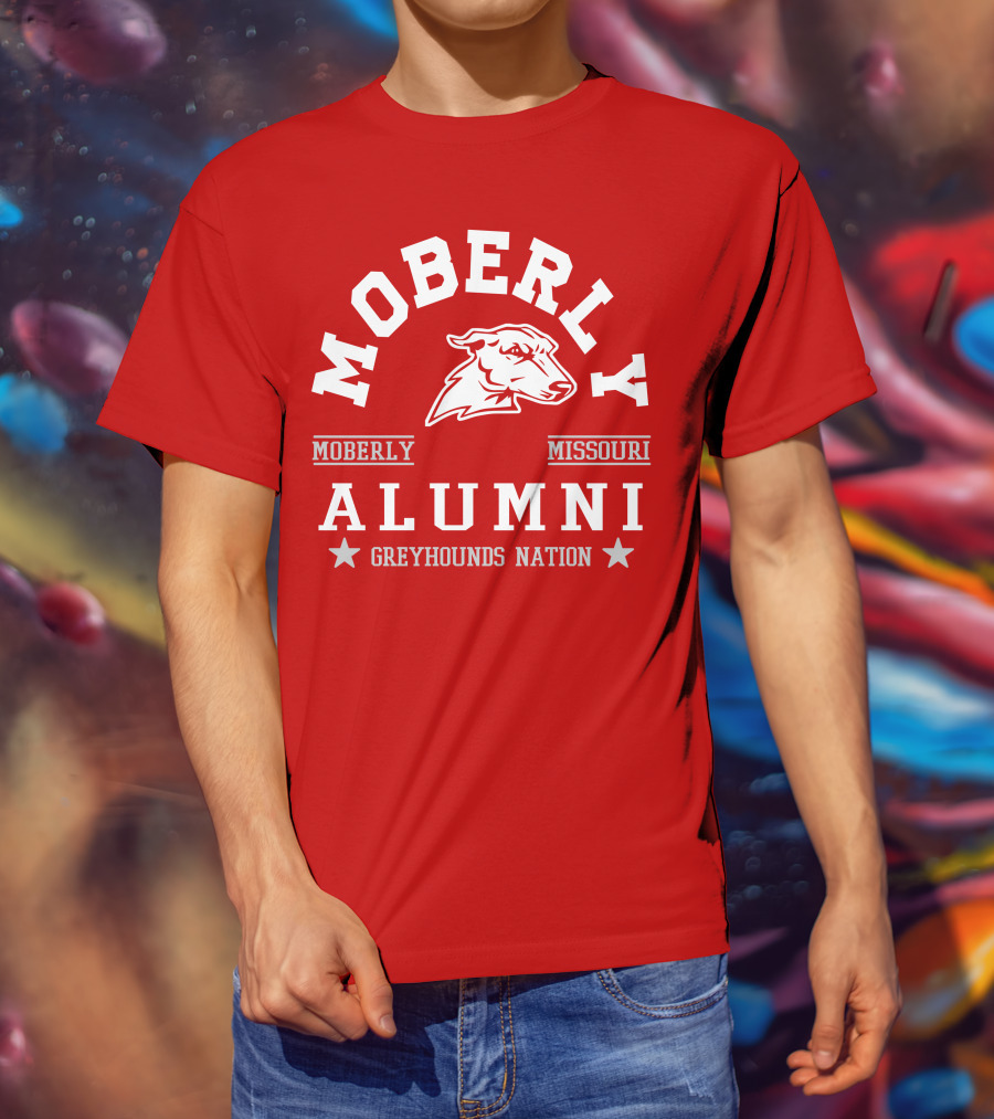 Moberly Missouri Alumni Greyhounds Nation T-Shirt