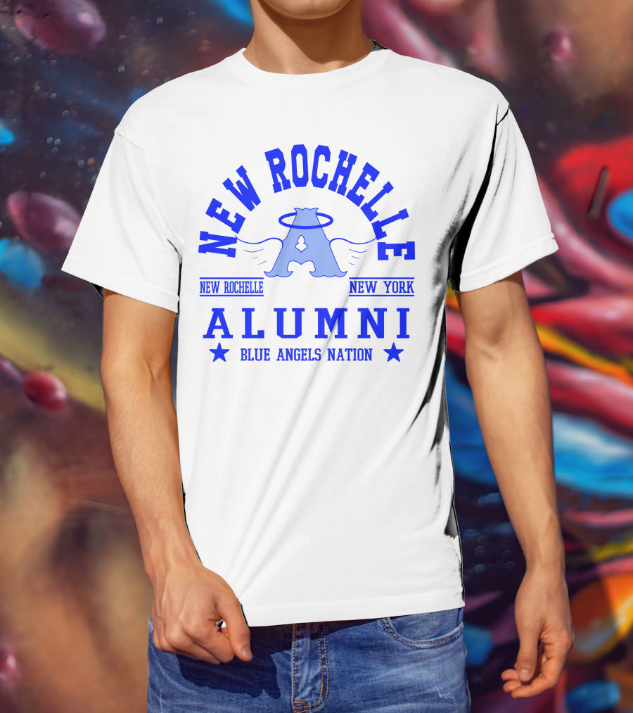 New Rochelle Alumni Blue Angels Nation New York T-Shirt