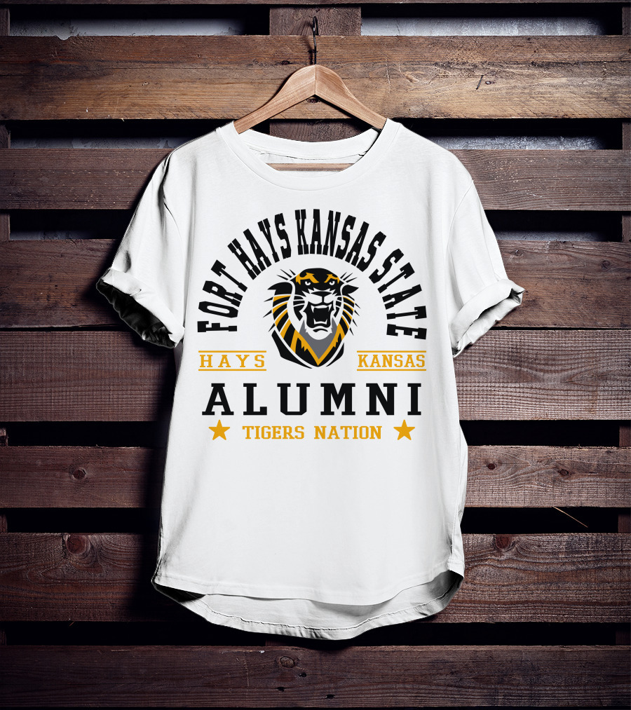 Fort Hays Kansas State Alumni Tigers Nation Hays Kansas T-Shirt