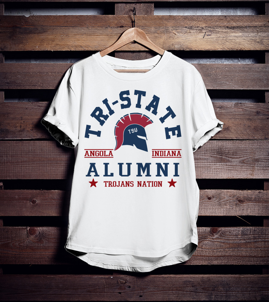Tri-State Alumni Angola Indiana Trojans Nation TSU T-Shirt