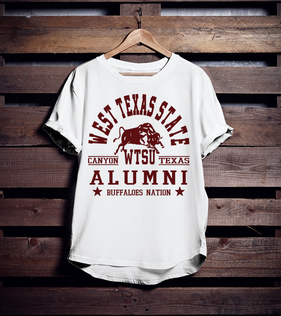 West Texas State Alumni Buffaloes Nation WTSU Canyon Texas T-Shirt