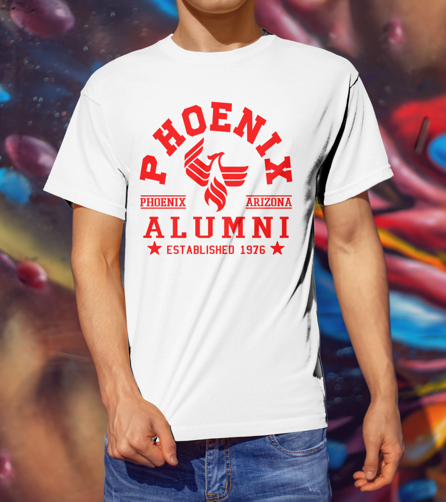 Phoenix Arizona Alumni Established 1976 T-Shirt
