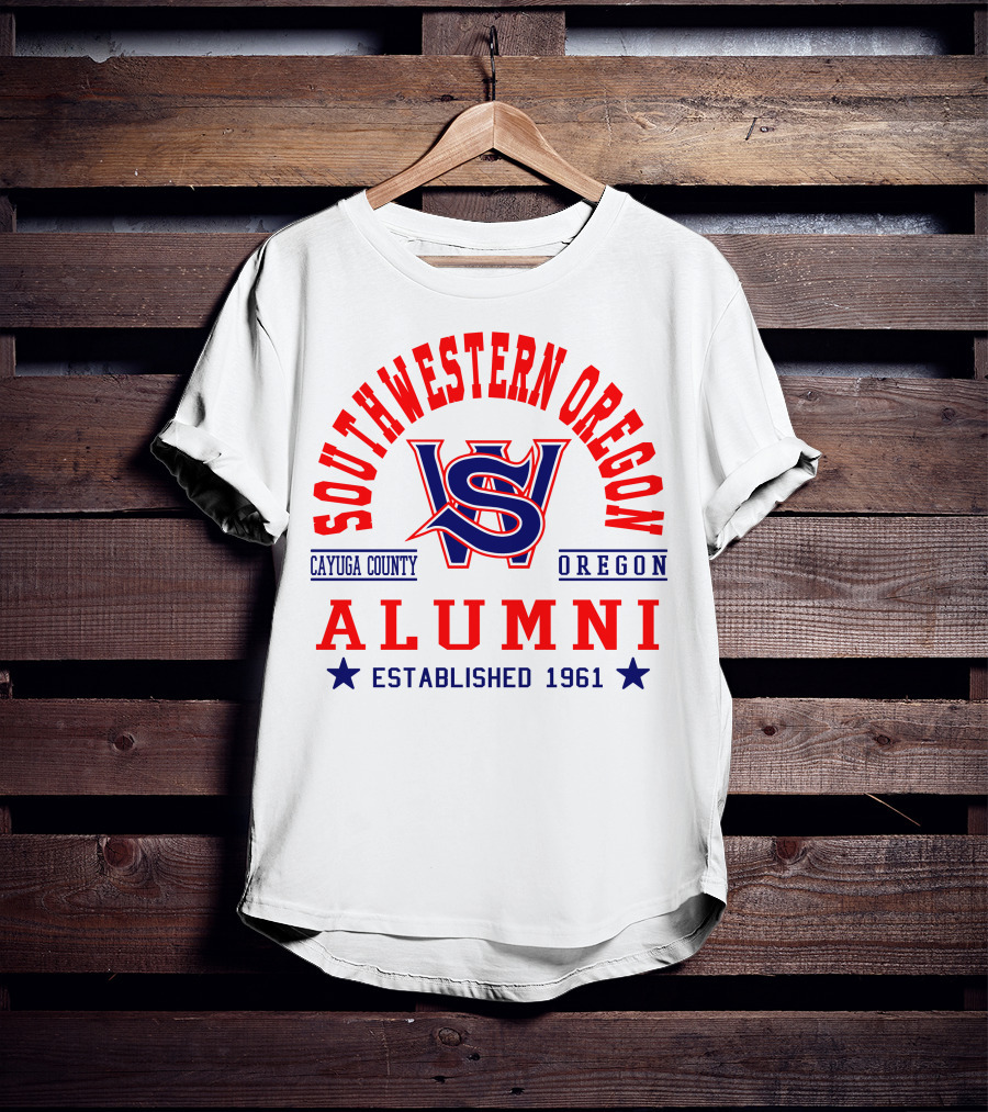 Southwestern Oregon Alumni Cayuga County Established 1961 T-Shirt