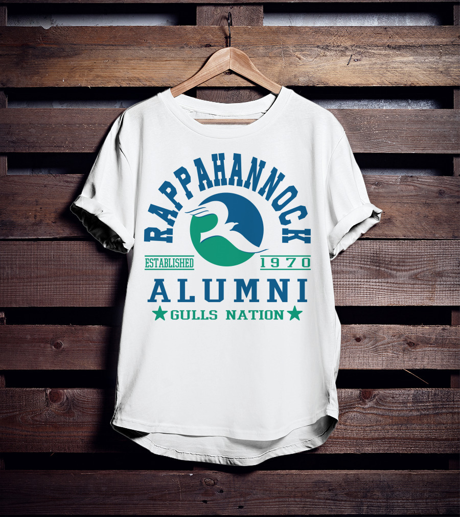 Rappahannock Alumni Established 1970 Gulls Nation T-Shirt