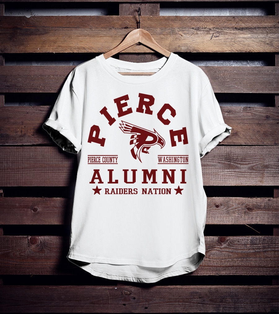 Pierce County Washington Alumni Raiders Nation T-Shirt