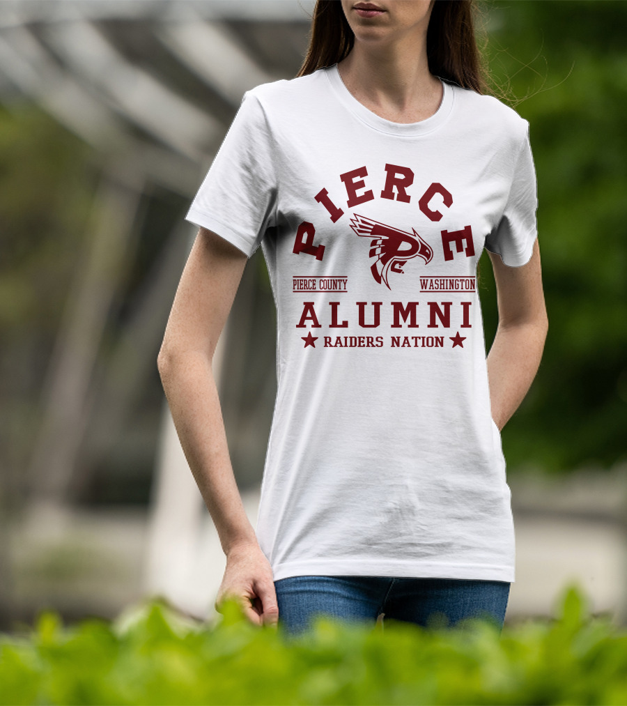 Pierce County Washington Alumni Raiders Nation T-Shirt
