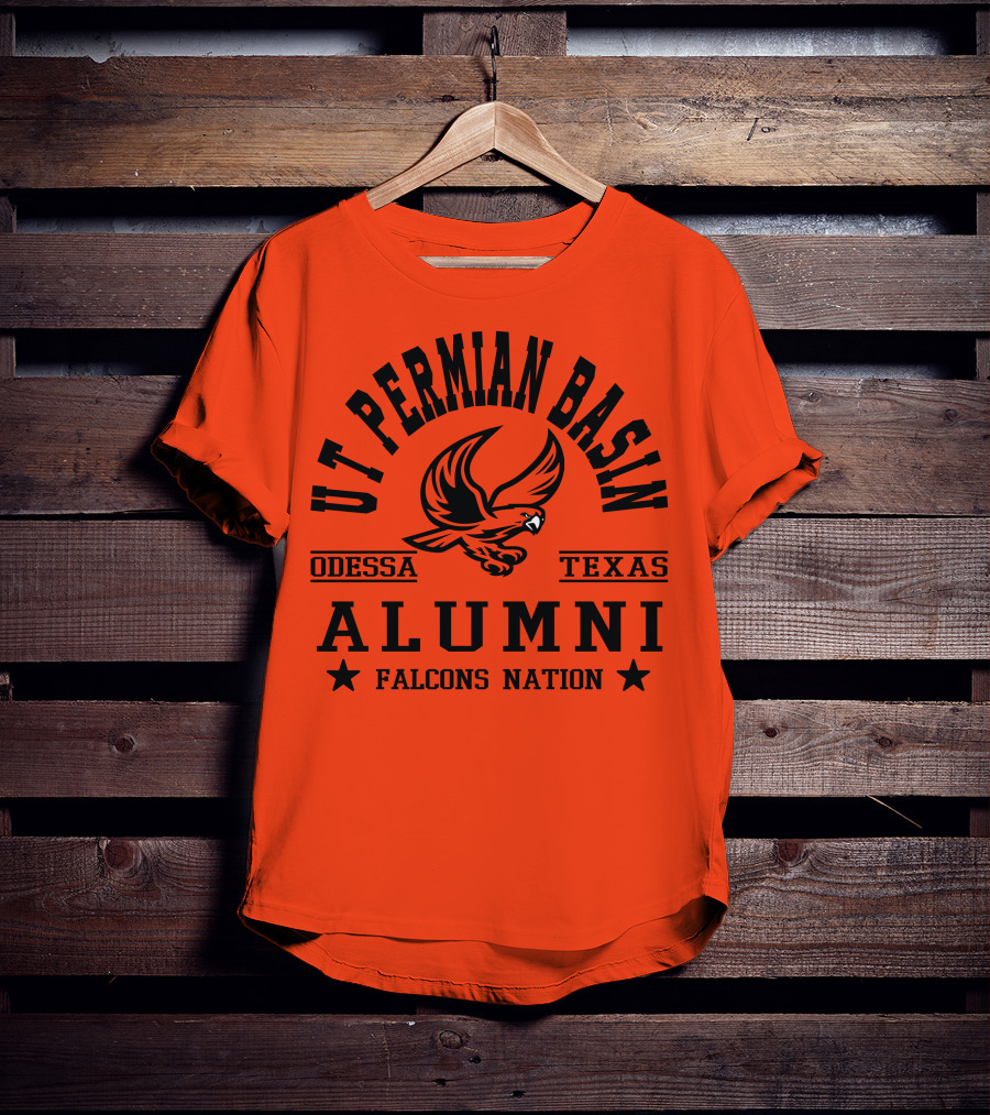 UT Permian Basin Alumni Falcons Nation Odessa Texas T-Shirt