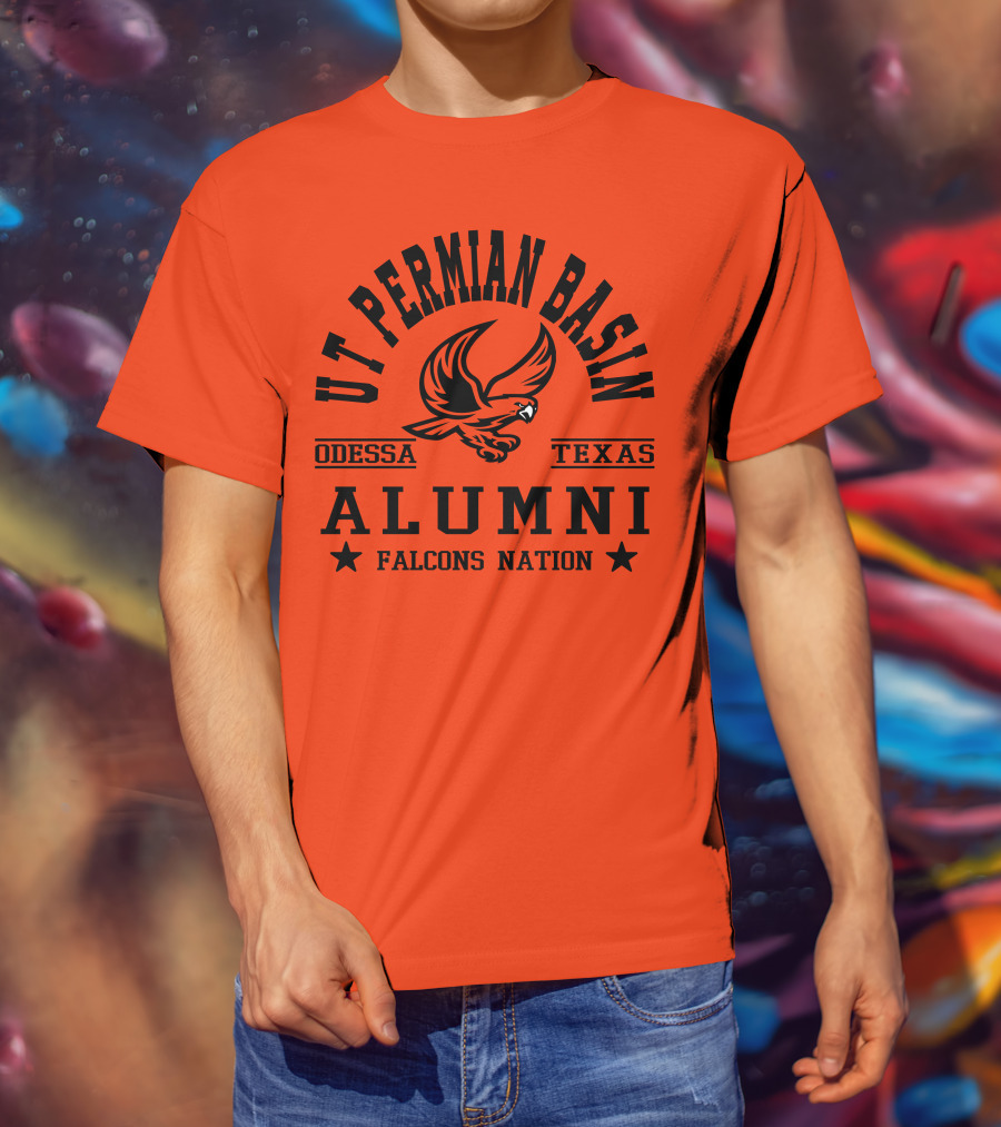 UT Permian Basin Alumni Falcons Nation Odessa Texas T-Shirt