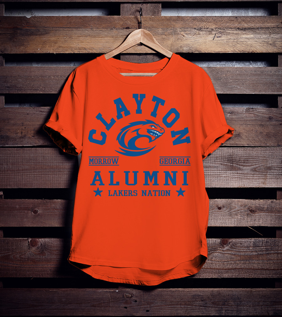 Clayton Morrow Georgia Alumni Lakers Nation T-Shirt