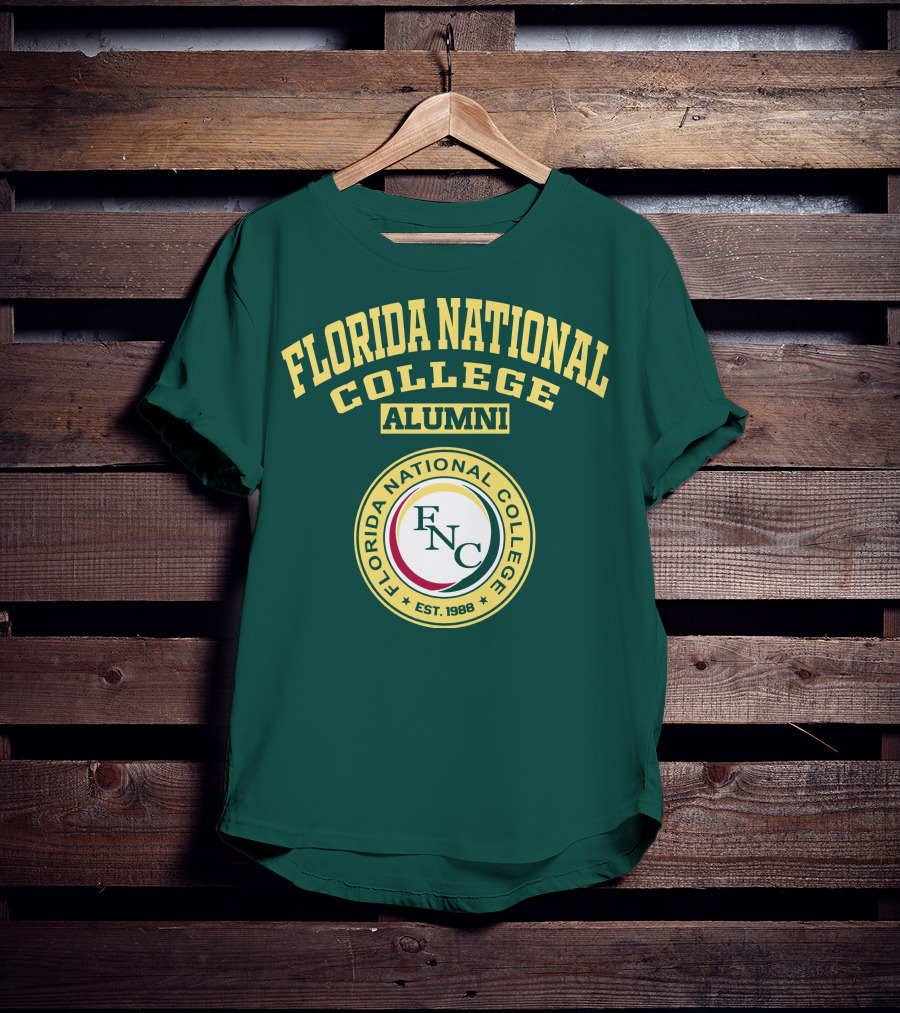 Florida National College Alumni FNC Est. 1988 T-Shirt