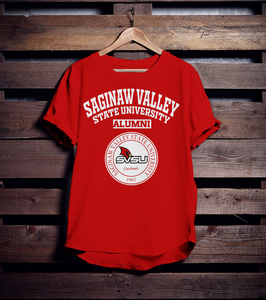 Saginaw Valley State University Alumni SVSU Cardinals 1963 T-Shirt