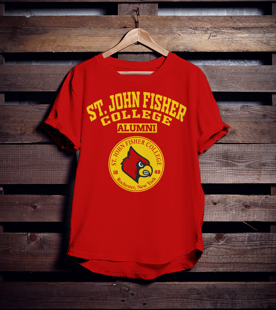 St. John Fisher College Alumni Cardinal Logo Rochester New York 1948 T-Shirt