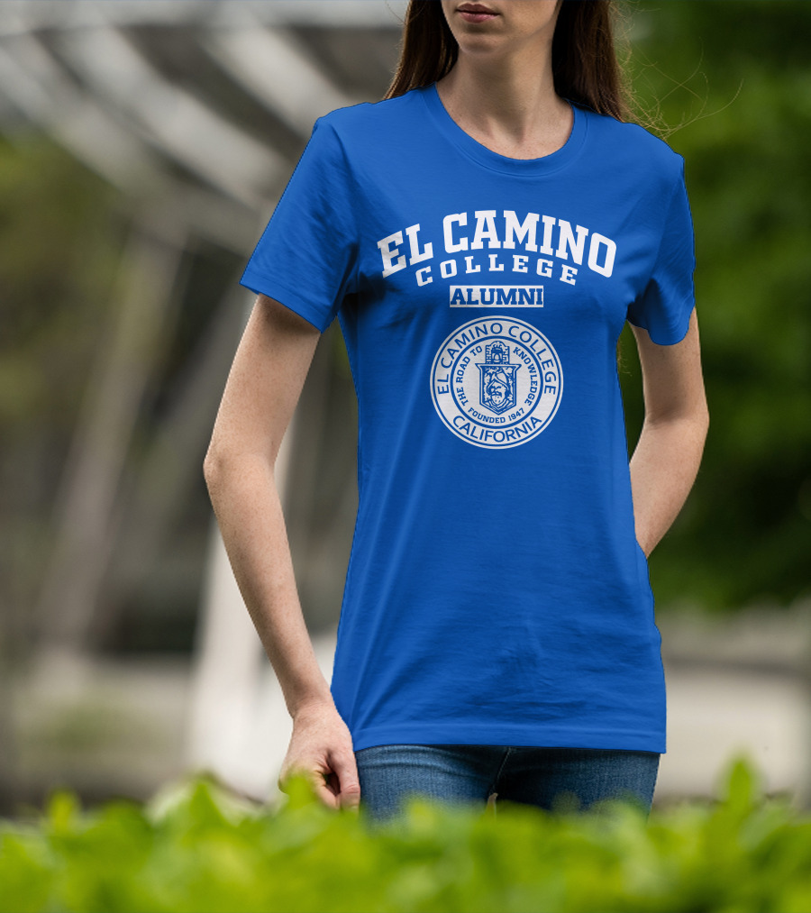 El Camino College Alumni The Road To Knowledge Founded 1947 California T-Shirt