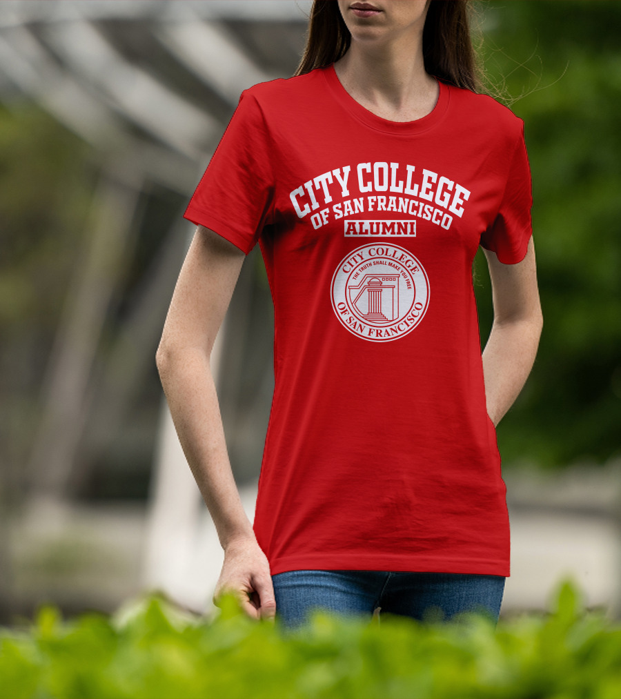 City College Of San Francisco Alumni Logo The Truth Shall Make You Free T-Shirt