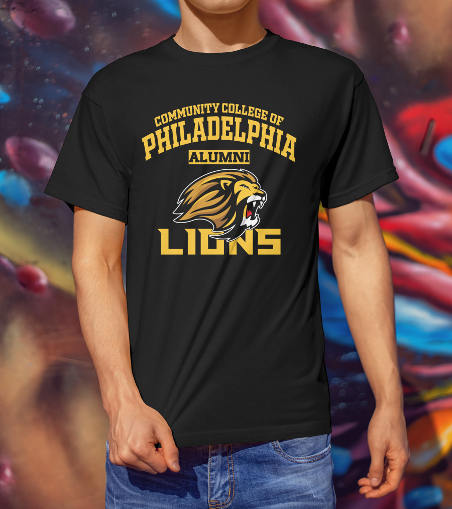 Community College Of Philadelphia Alumni Lions T-Shirt
