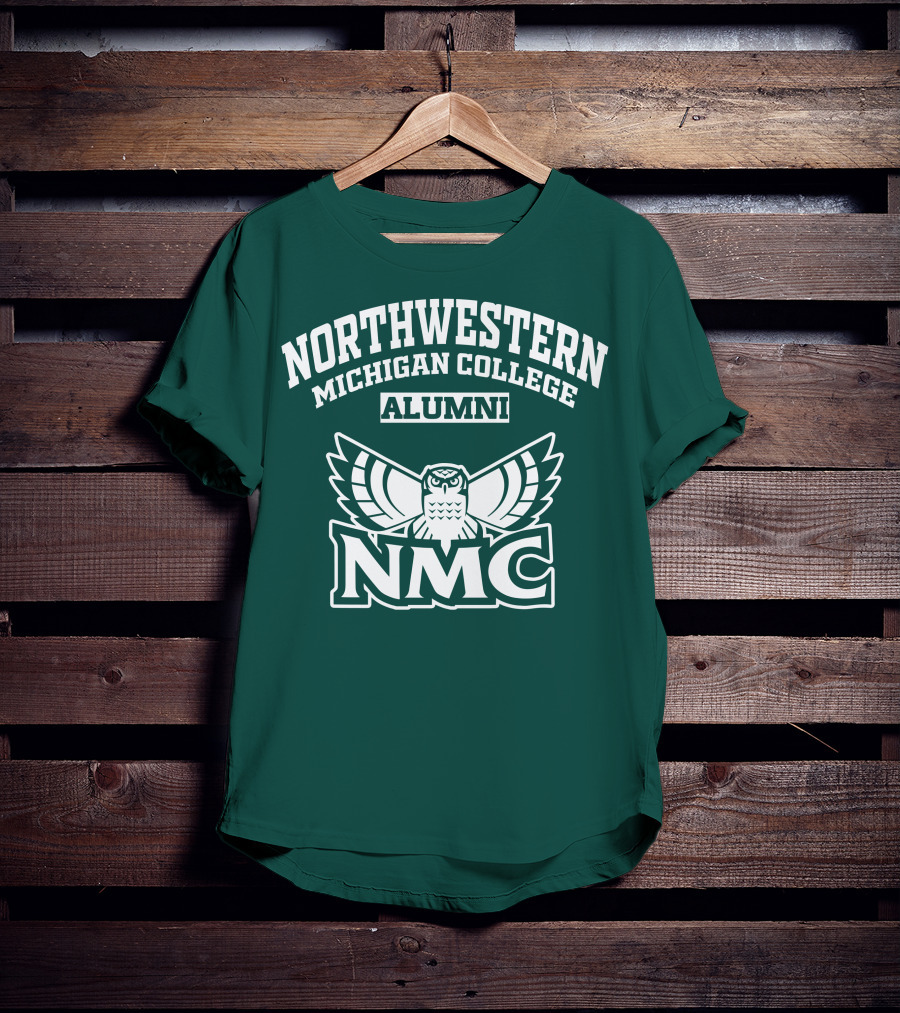 Northwestern Michigan College Alumni NMC Owl T-Shirt
