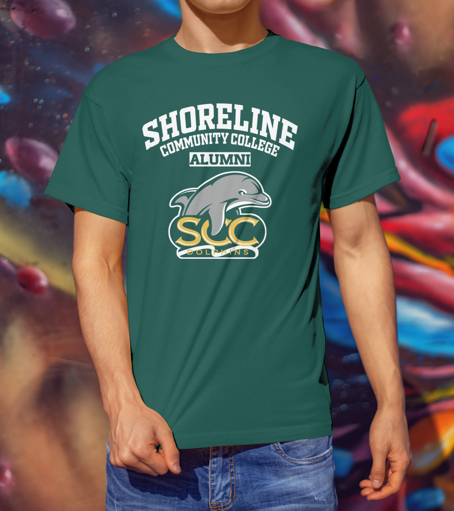 Shoreline Community College Alumni SCC Dolphins T-Shirt