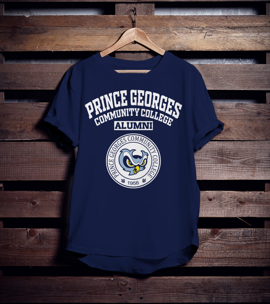 Prince Georges Community College Alumni 1958 Owl T-Shirt
