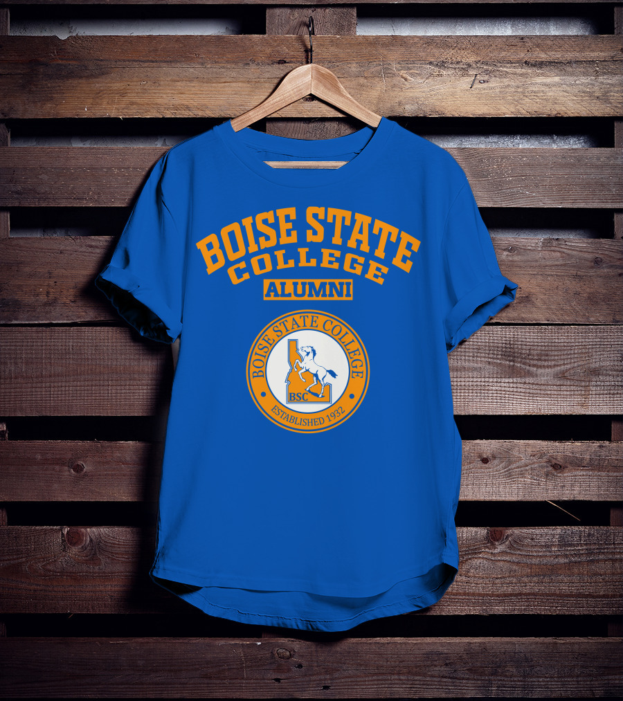 Boise State College Alumni BSC Established 1932 T-Shirt