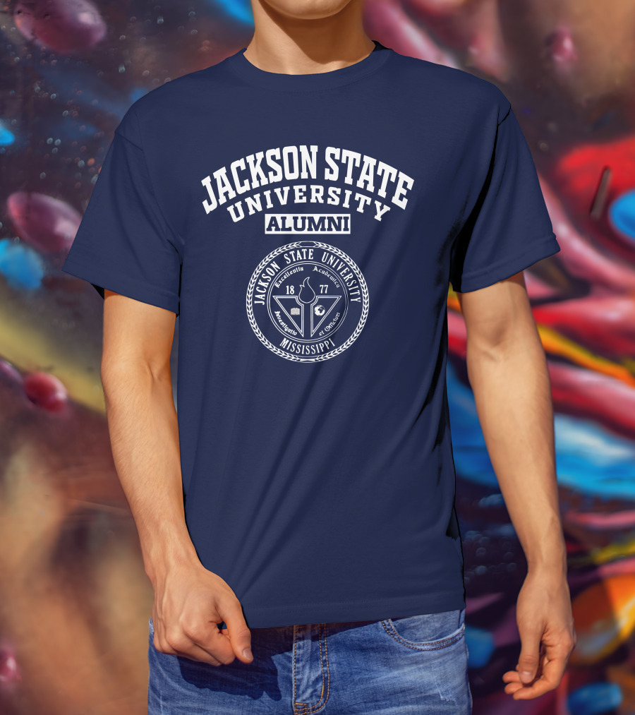 Jackson State University Alumni Mississippi 1877 Excellence Audire Est Optimum T-Shirt