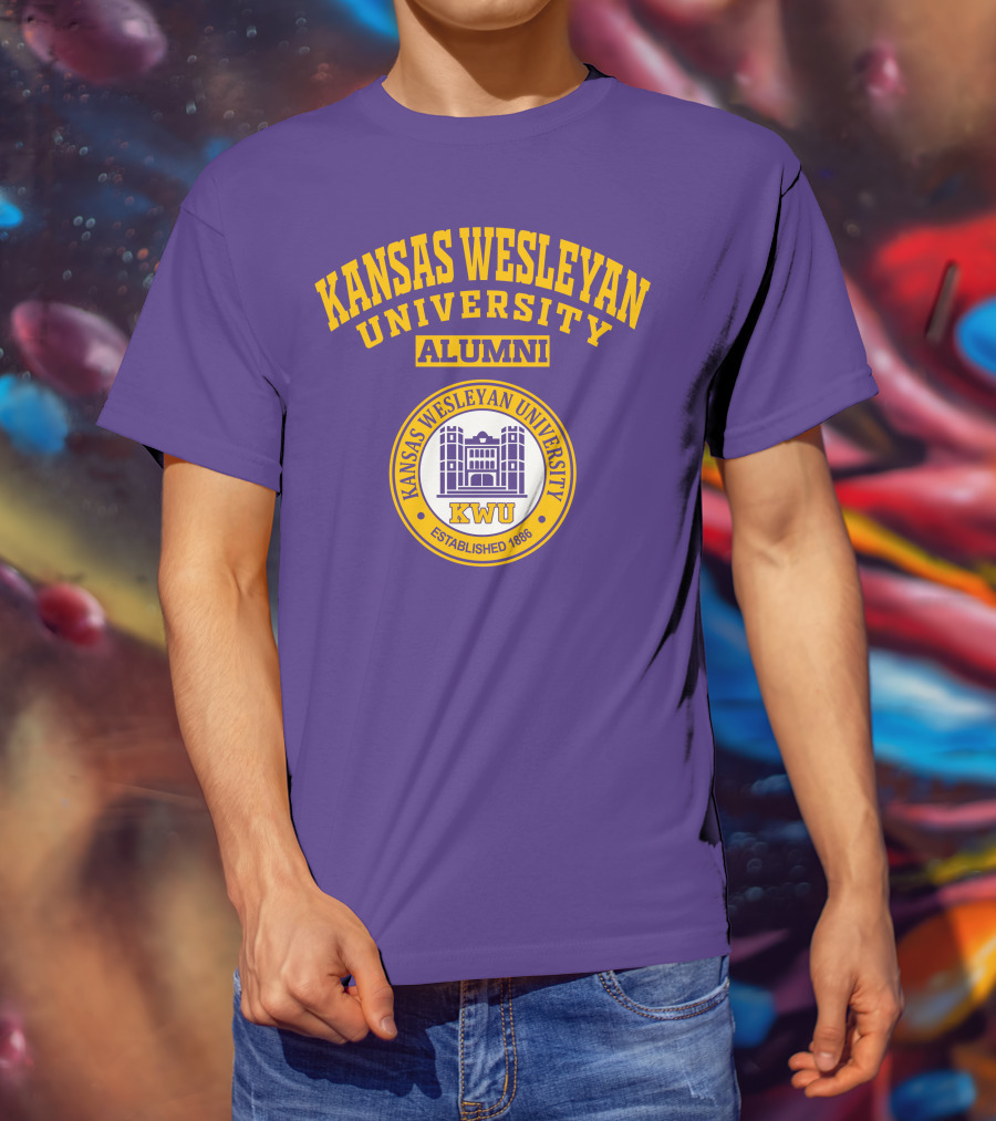 Kansas Wesleyan University Alumni KWU Established 1886 T-Shirt