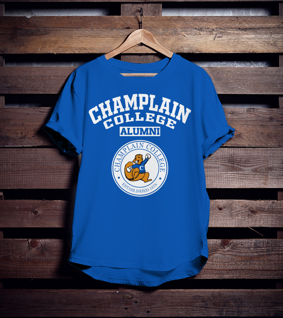 Champlain College Alumni Beaver Established 1878 T-Shirt