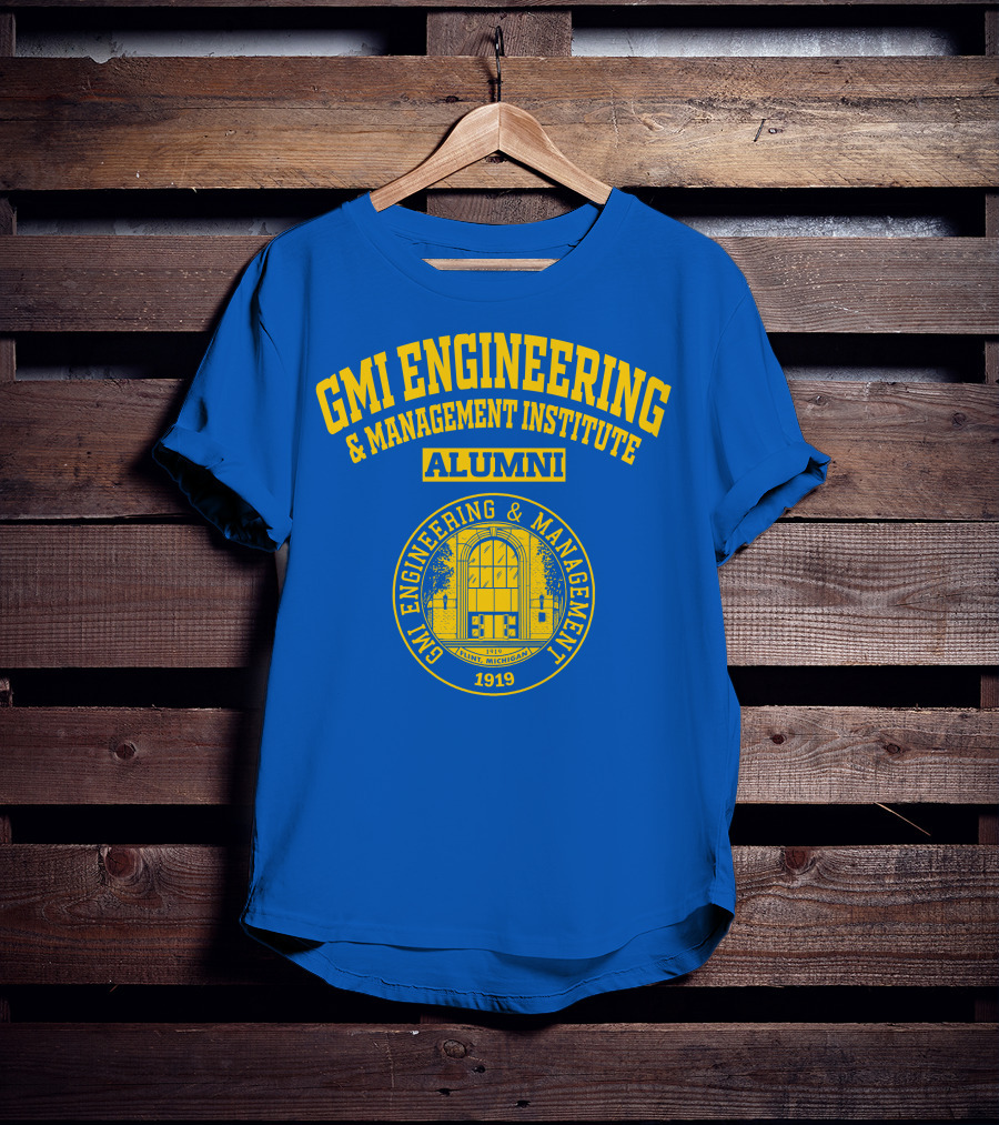 GMI Engineering And Management Institute Alumni Flint Michigan 1919 T-Shirt