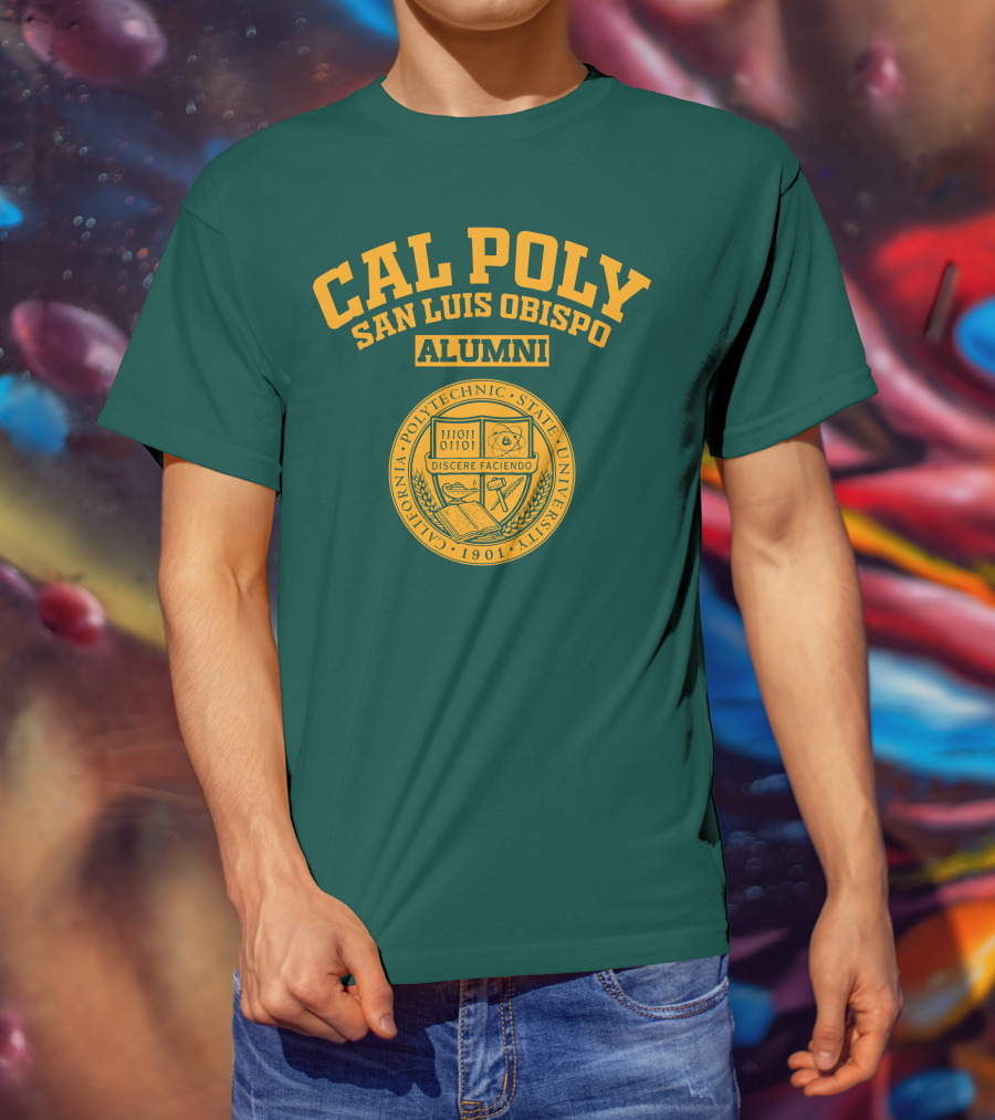 Cal Poly San Luis Obispo Alumni California Polytechnic State University Seal T-Shirt