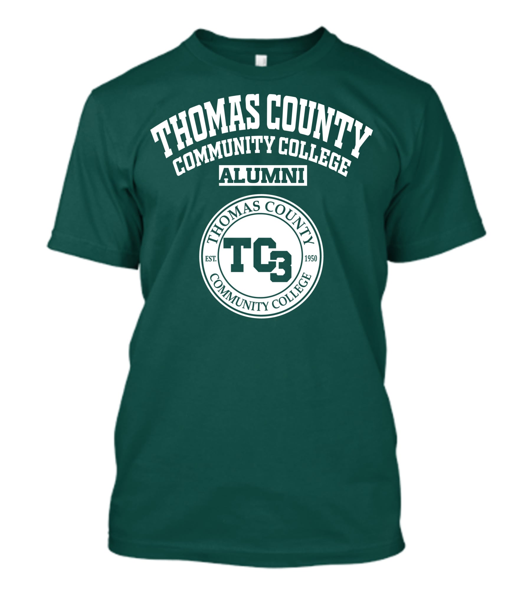 Thomas County Community College Alumni Established 1950 TC3 T-Shirt