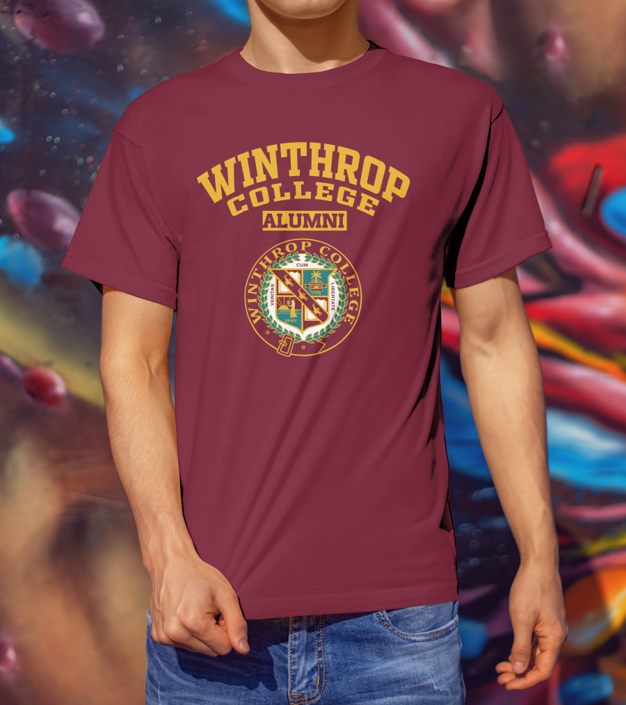 Winthrop College Alumni Vestris Cum Spes Liberate Seal 1875 T-Shirt